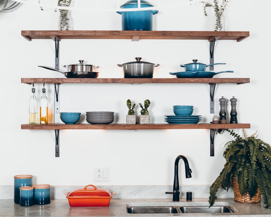 Photo Modern kitchen cabinet