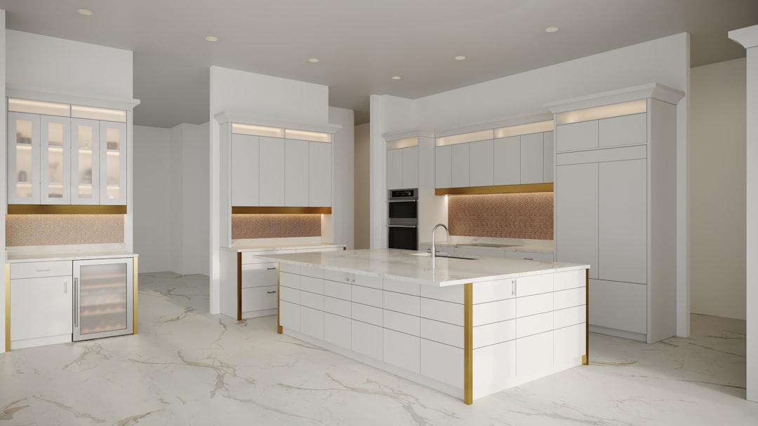 Photo Modern kitchen cabinet