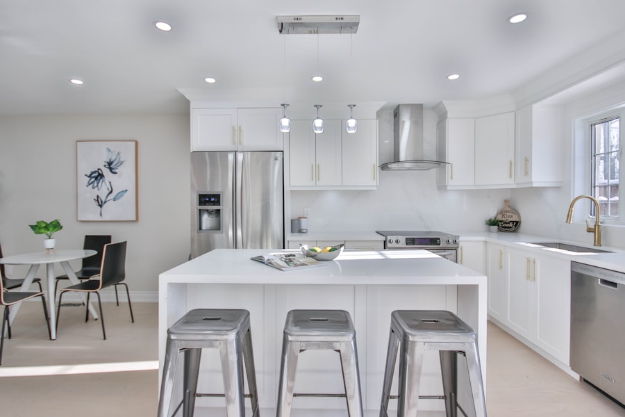 Modern kitchen island