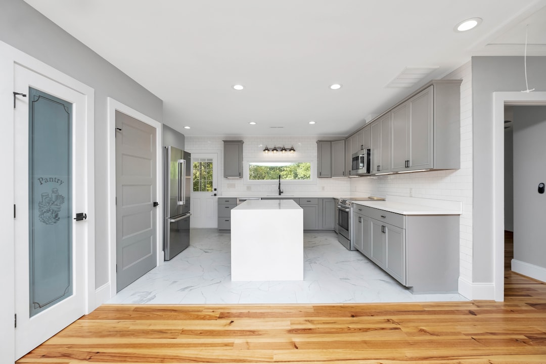 Photo Modern kitchen cabinet