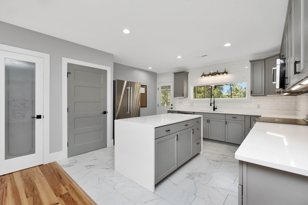 Photo Modern kitchen cabinet