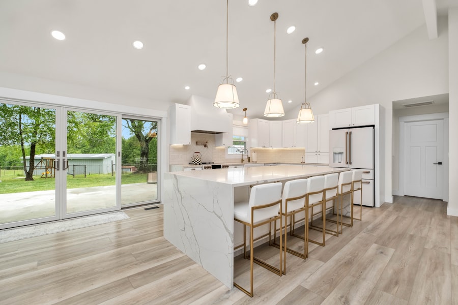 Photo Modern kitchen cabinet
