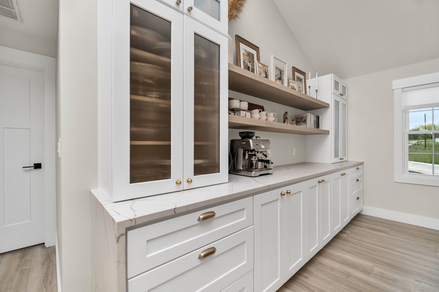 Photo Modern kitchen cabinet