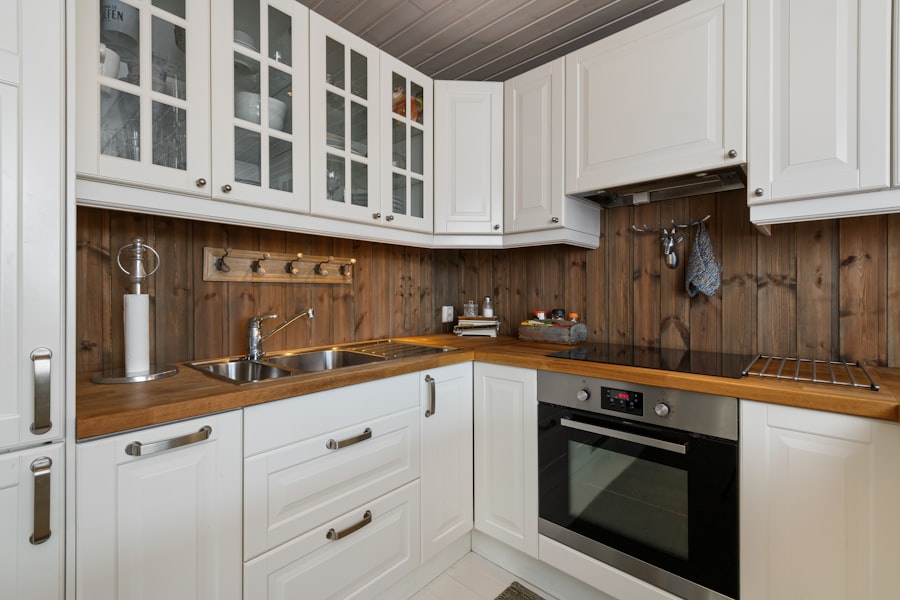 Photo kitchen cabinet elements