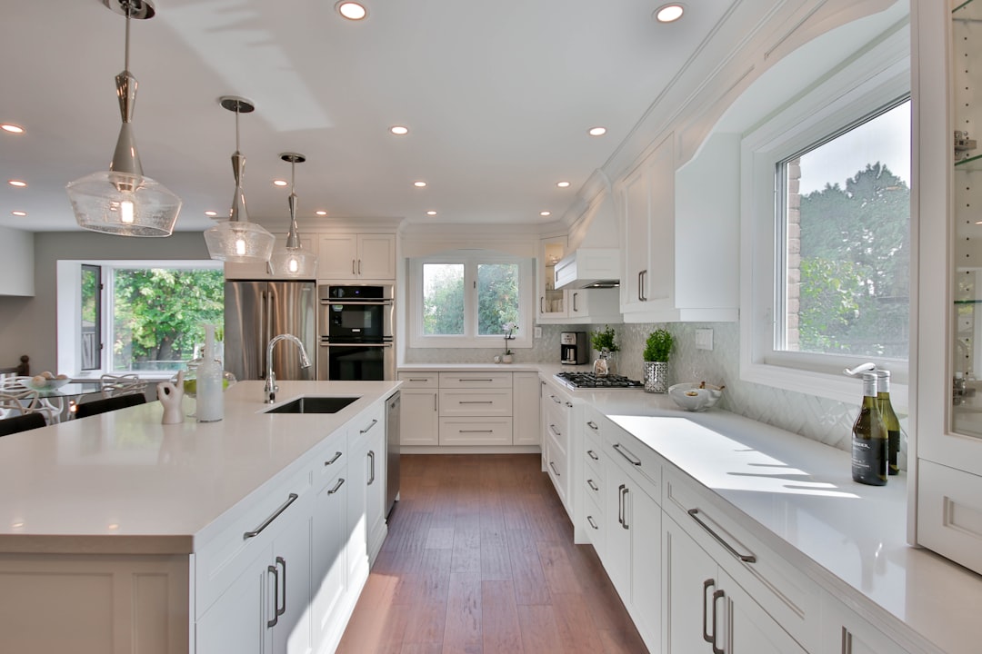 Photo kitchen cabinet