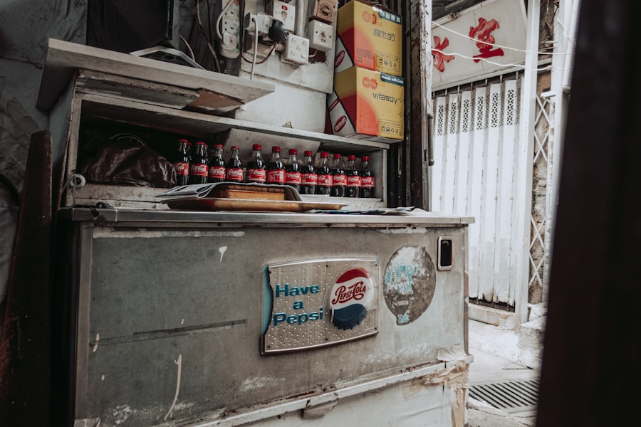 Photo Vintage kitchen cabinet