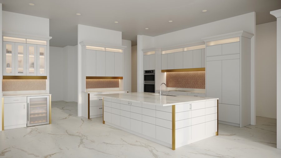 white oak kitchen cabinet
