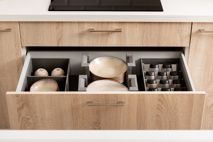 kitchen interior drawer