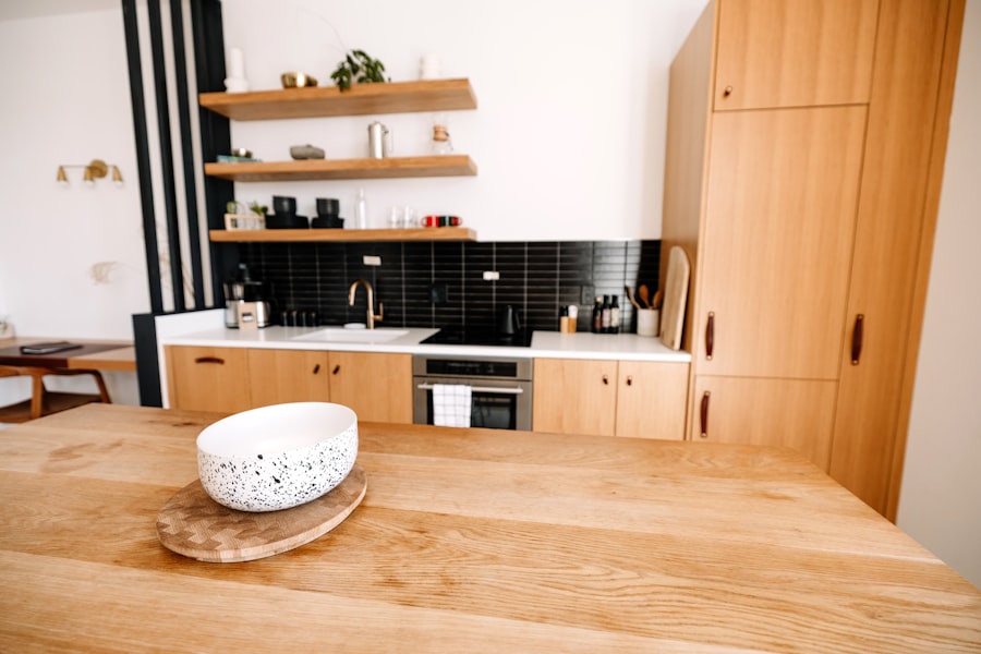 Photo straight kitchen