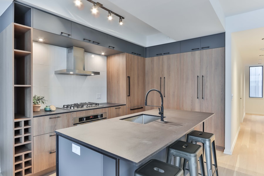 Photo kitchen cabinet