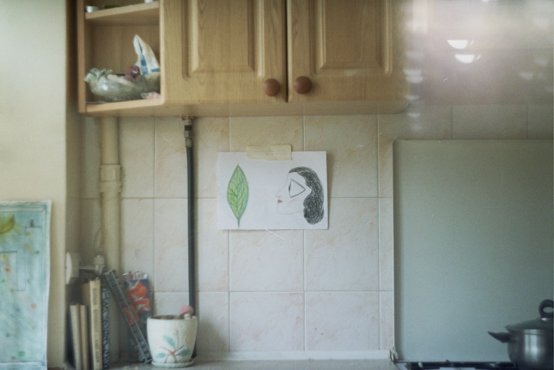 Photo kitchen cabinet frame