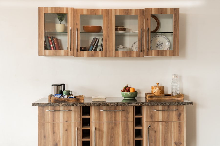 Photo kitchen cabinet frame