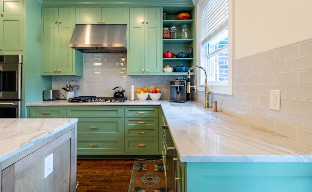 Photo colorful kitchens
