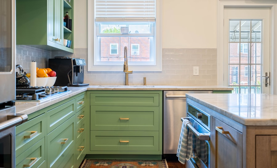 Photo colorful kitchens