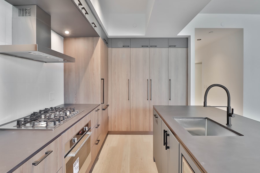 Photo modern kitchen furniture