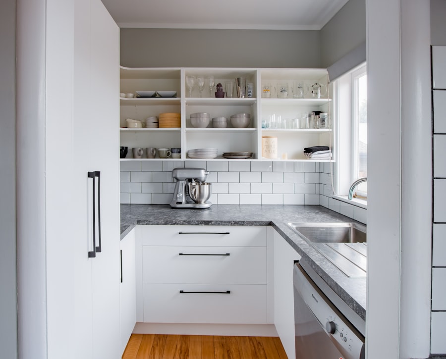 Photo kitchen cabinet elements