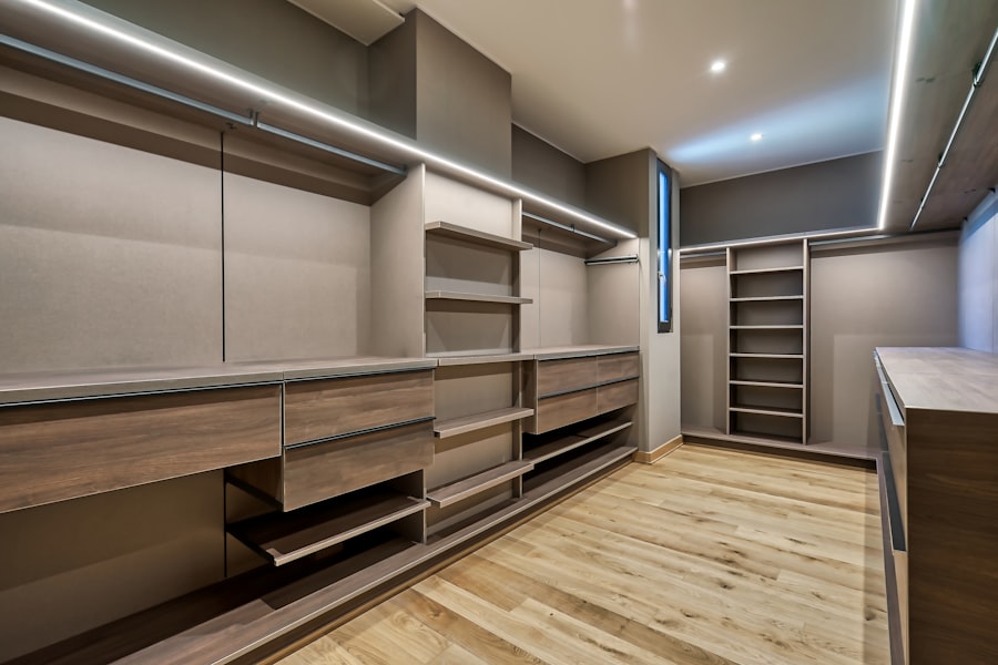 built-in wardrobe