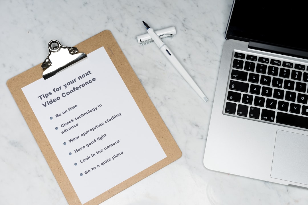 Photo desk making checklist