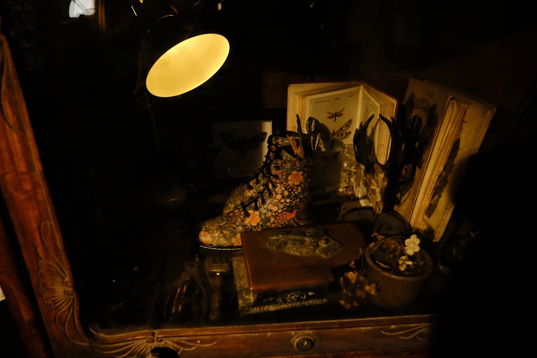 Photo shoe cabinet